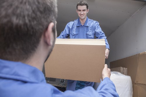 Professional packing services in Rotherhithe preparing moving boxes