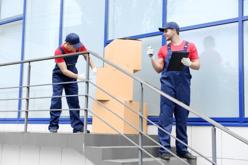 Image showing a warehouse compliance inspection at Rotherhithe Storage